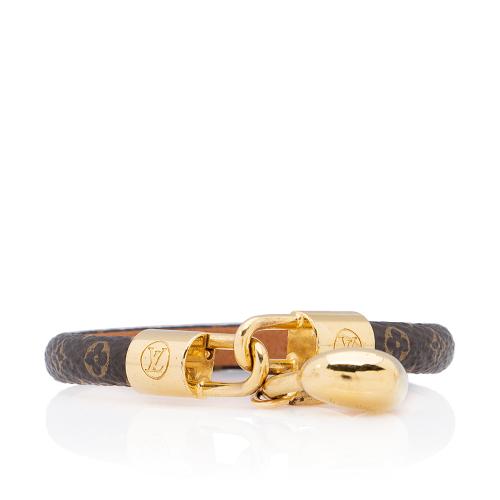 Louis Vuitton Crazy in Lock Charm Bracelet - Brown, Brass Charm