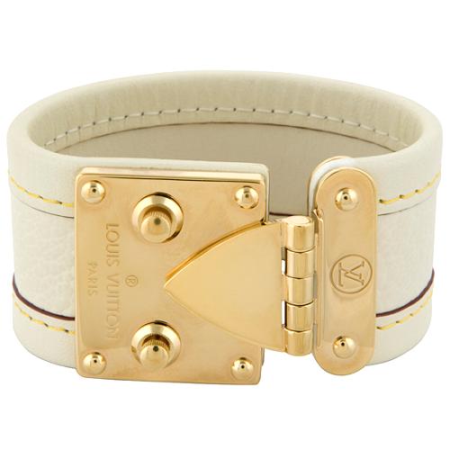 Louis Vuitton Monogram S Lock Bracelet