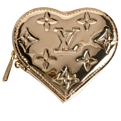 Louis Vuitton Monogram Vernis Heart Coin Wallet