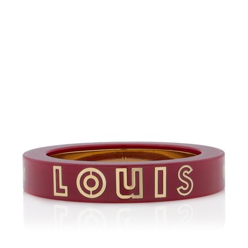 Louis Vuitton Resin Wanted Bangle Bracelet