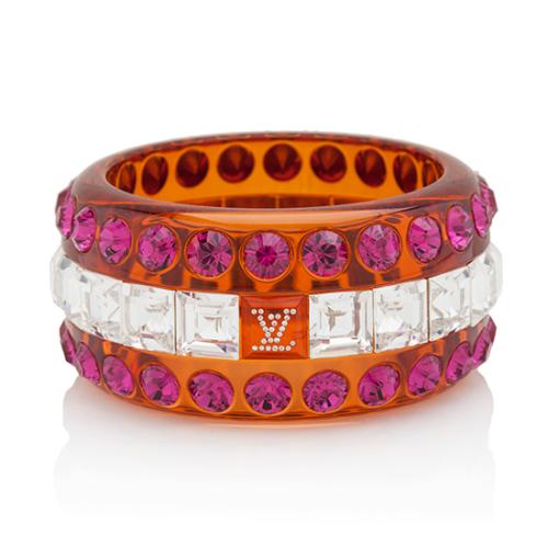 Louis Vuitton Resin and Crystal Bangle 