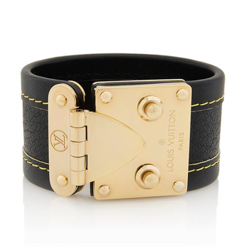 Louis Vuitton Suhali SERRURE Wrap Bracelet M