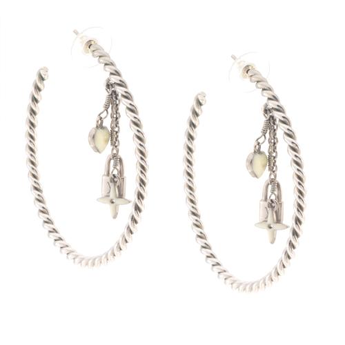 Louis Vuitton 'Sweet Monogram' hoop earrings at 1stDibs