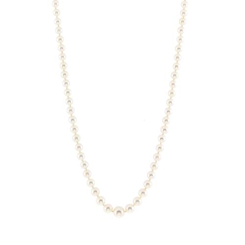 Mikimoto Vintage Graduated Akoya Pearl Necklace