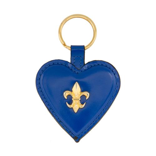 Moschino Vintage Heart Fleur Keychain
