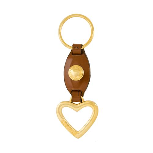 Moschino Vintage Heart Keychain