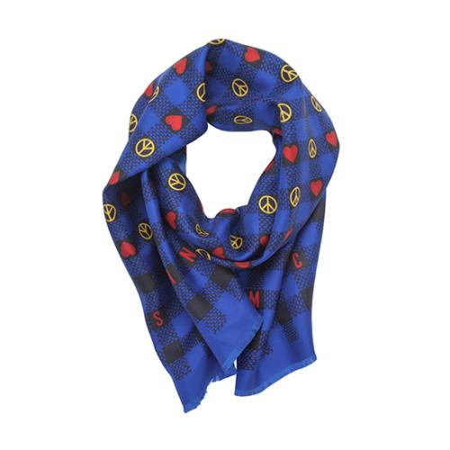 Moschino Vintage Peace Love Scarf