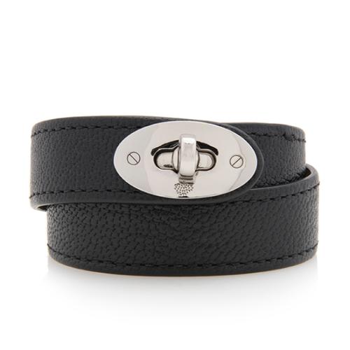 Mulberry Leather Bayswater Double Wrap Bracelet