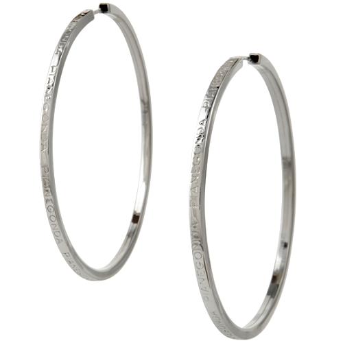 Pianegonda Connection Silver Hoop Earrings