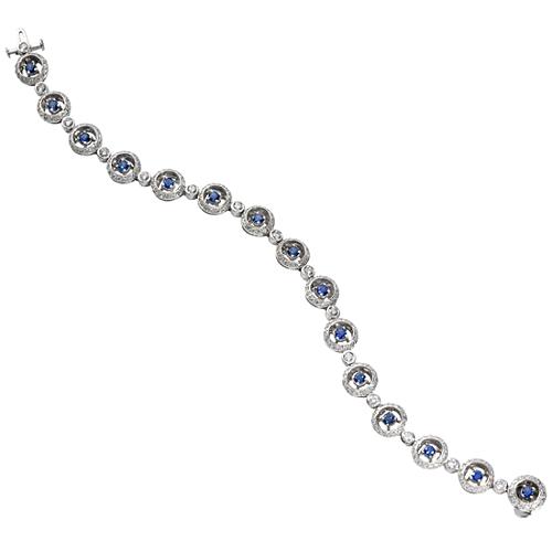 Rosiblu Paved Sapphire Bracelet