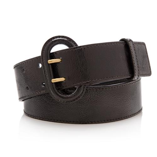 Saint Laurent Patent Leather Belt - Size 32 / 80
