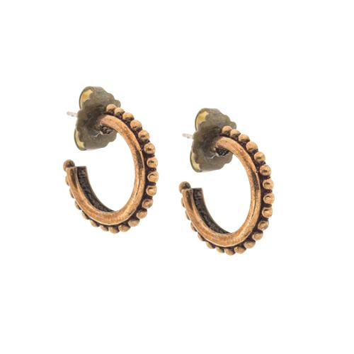 Stephen Dweck Bronze Hoop Earrings