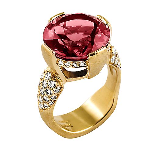 Susan Sadler Pink Tourmaline Ring