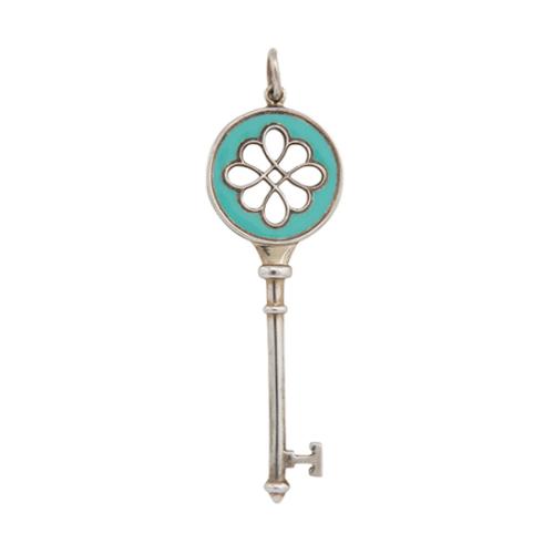 Tiffany Sterling Silver Knot Key Pendant