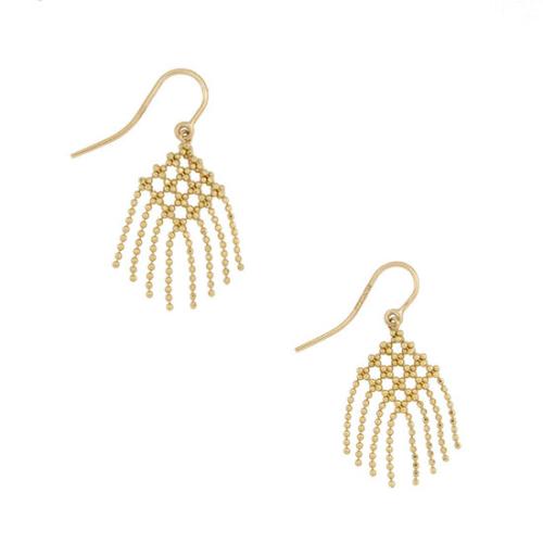Tiffany & Co. 18K Yellow Gold Fringe Flower Earrings - FINAL SALE