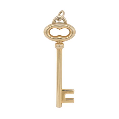 Tiffany & Co. 18k Gold Vintage Oval Key Pendant