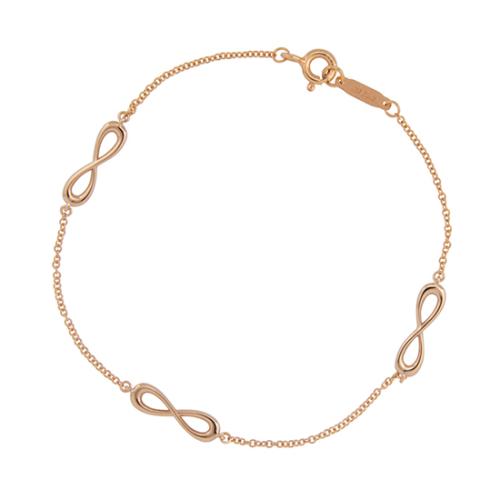 Tiffany & Co. 18k Rose Gold Infinity Endless Bracelet