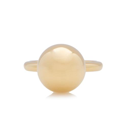 Tiffany & Co. 18k Yellow Gold HardWear 12mm Ball Ring - Size 6 1/2