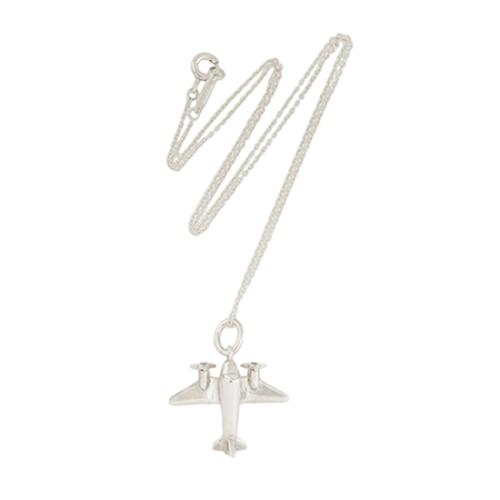 Tiffany & Co. Airplane Charm Necklace 