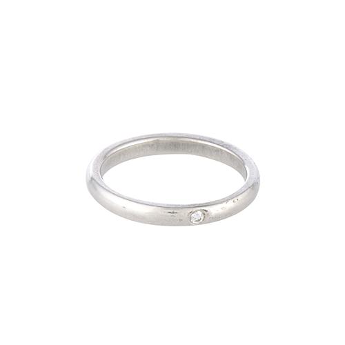 Tiffany & Co. Elsa Peretti Diamond Band Ring - Size 7