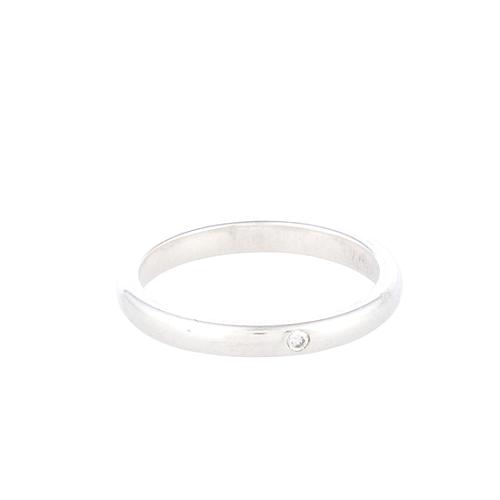 Tiffany & Co. Elsa Peretti Diamond Band Ring - Size 8