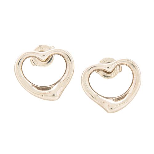 Tiffany & Co. Elsa Peretti Open Heart Large Earrings 