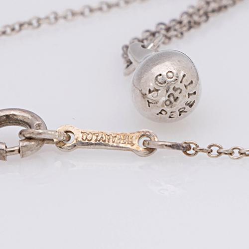 Tiffany & Co. Elsa Peretti Sterling Silver Teardrop Pendant Necklace