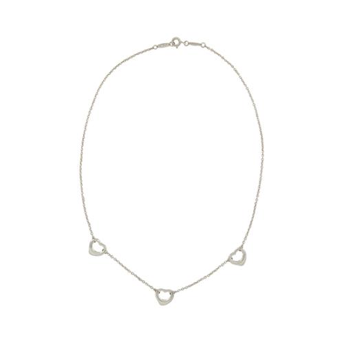 Tiffany & Co. Elsa Peretti Triple Open Heart Necklace