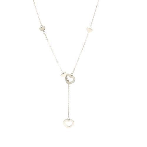 Tiffany & Co. Heart Link Lariat Necklace