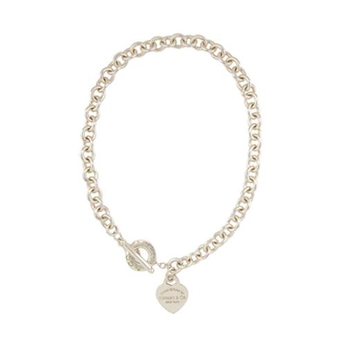 Tiffany & Co. Heart Tag Charm Toggle Necklace