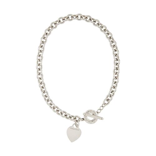 Tiffany & Co. Heart Tag Charm Toggle Necklace