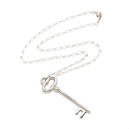 Tiffany & Co. Key Pendant Necklace