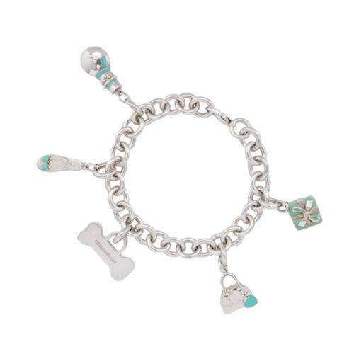 Tiffany & Co. Sterling Silver Charm Bracelet