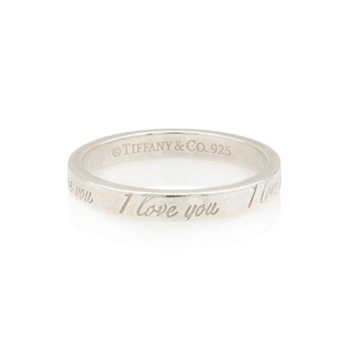 Tiffany & Co. Notes I Love You Ring - Size 7 1/2