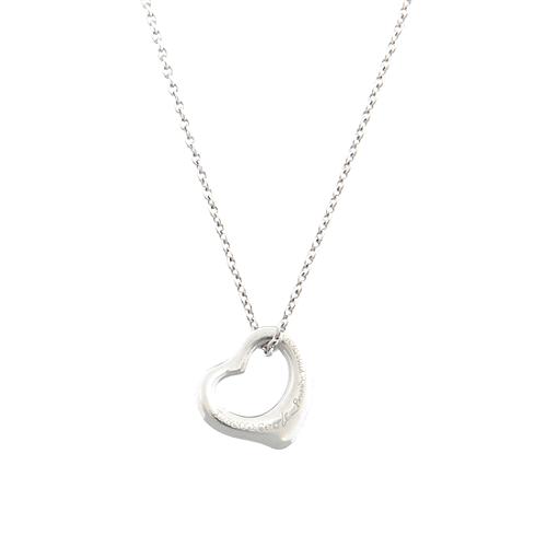 Tiffany & Co. Open Heart Mini Necklace