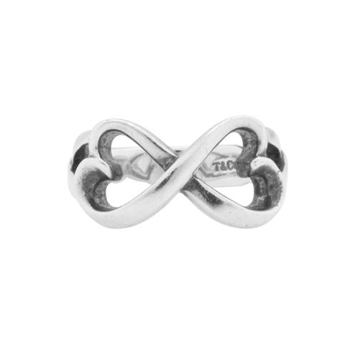 Tiffany & Co. Paloma Picasso Double Loving Heart Ring - Size 8 1/2