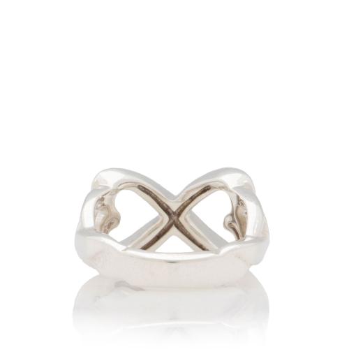 Tiffany & Co. Paloma Picasso Double Loving Heart Ring - Size 6