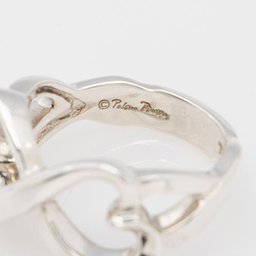 Tiffany & Co. Paloma Picasso Double Loving Heart Ring - Size 6