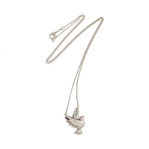 Tiffany & Co. Paloma Picasso Sterling Silver Dove Necklace