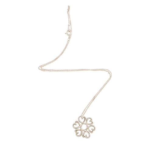 Tiffany & Co. Paloma Picasso Sterling Silver Loving Flower Necklace
