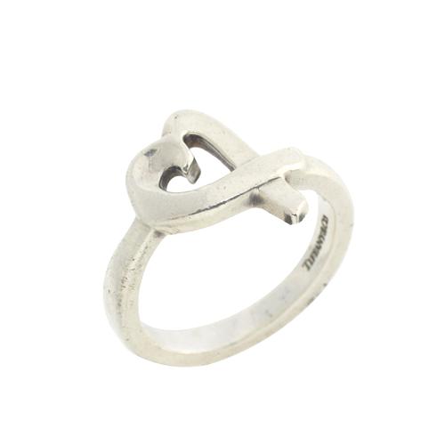 Tiffany & Co. Paloma Picasso Sterling Silver Loving Heart Ring - Size 6 