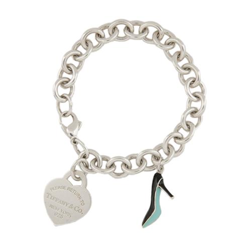 Tiffany & Co. Return to Tiffany Bracelet with Shoe Charm