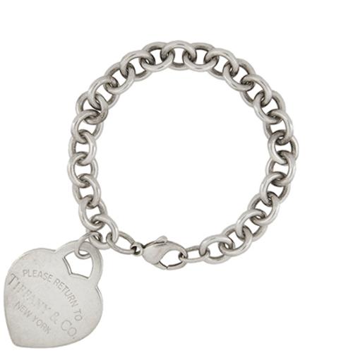 Tiffany & Co. Return to Tiffany XL Heart Charm Bracelet