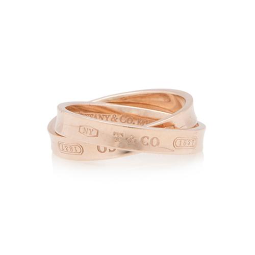 Tiffany & Co. Rubedo Double Interlocking Ring - Size 6