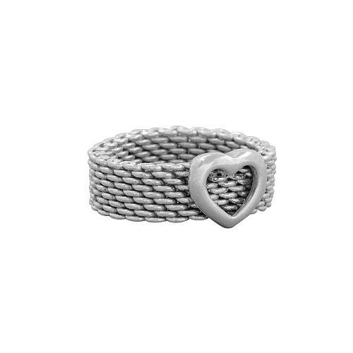 Tiffany & Co. Somerset Heart Ring - Size 6 1/2