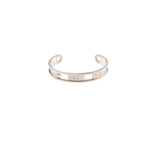 Tiffany & Co. Sterling Silver 1837 Element Cuff Bracelet