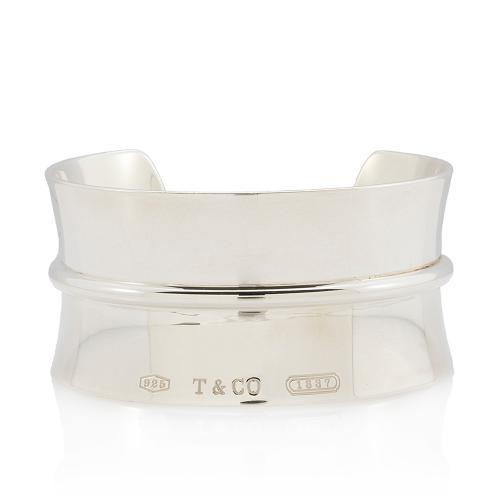 Tiffany & Co. Sterling Silver 1837 Extra Wide Cuff Bracelet