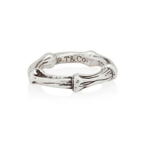 Tiffany & Co. Sterling Silver Bamboo Ring - Size 6