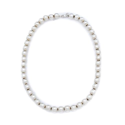 Tiffany & Co. Sterling Silver Bead Necklace