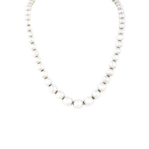 Tiffany & Co. Sterling Silver Beads Necklace